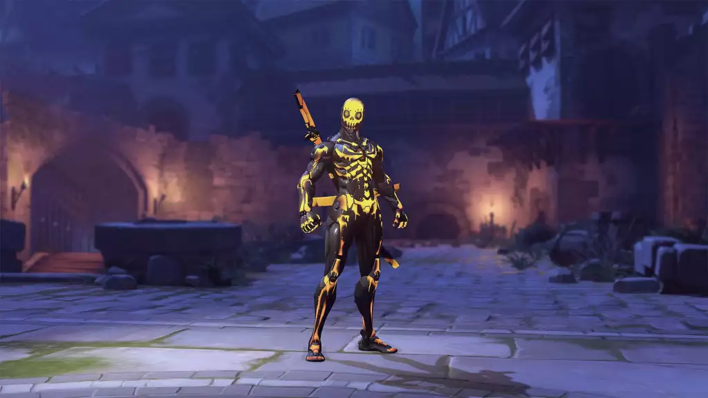 Overwatch Halloween Terror 2021 Skeleton Genji skin