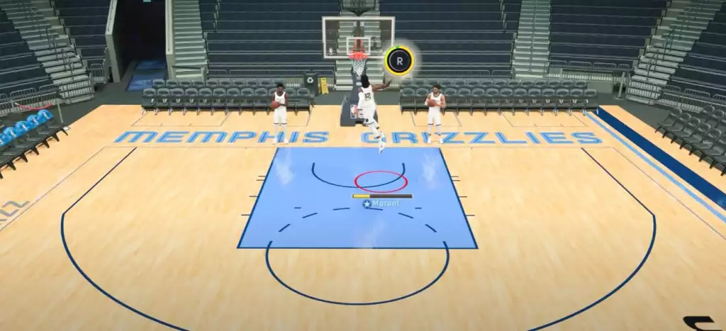 NBA 2K22 Dunk Meter in-game