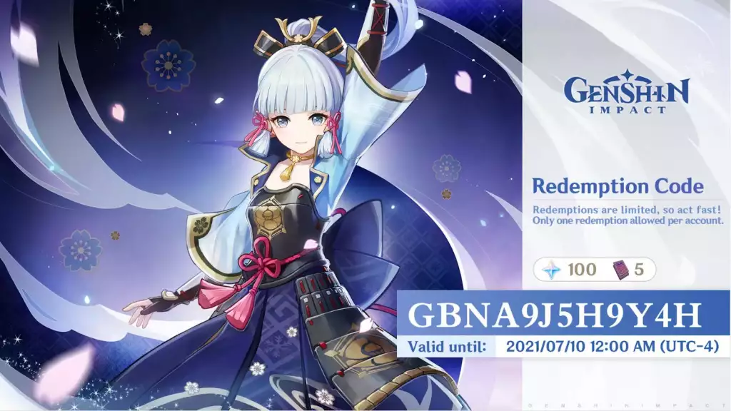Genshin Impact 2.0 Redeem Codes (9th July)