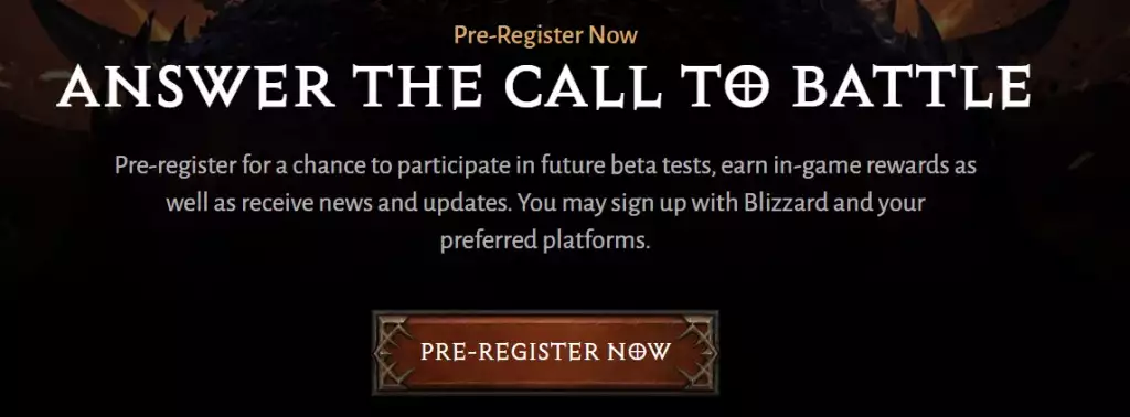 Diablo Immortal closed beta how to join register content necromancer device specs requirements android regions