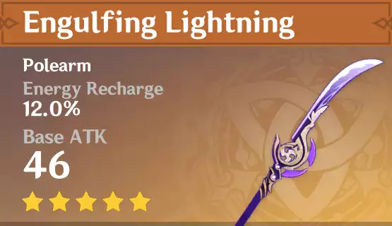 Genshin Impact Engulfing Lightning