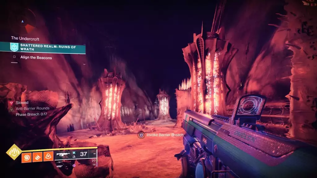 Cross the narrow hallway to reach the room with the chest. (Picture: Bungie)