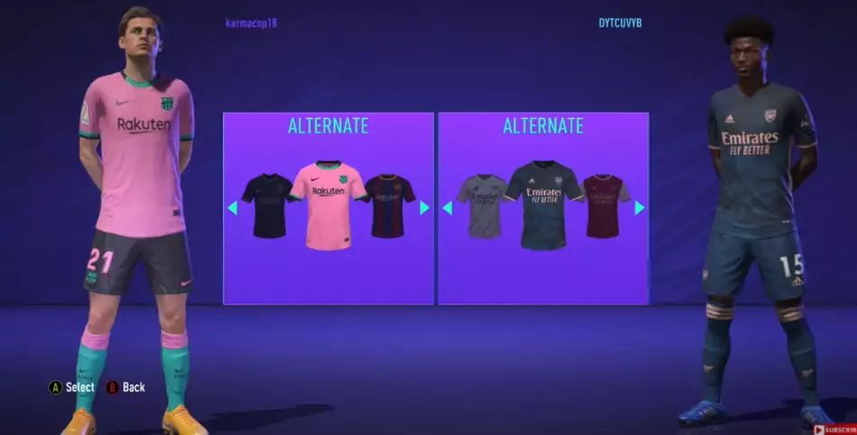 3rd kits fifa 21 ps4