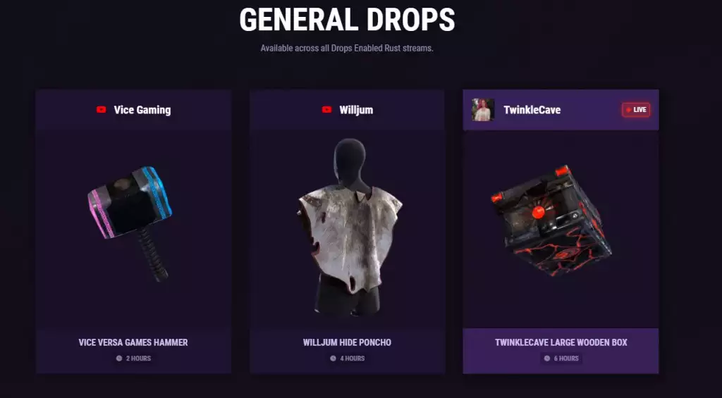 Rust Twitch Drops 6 All Drops Streamers And Schedule Ginx Esports Tv
